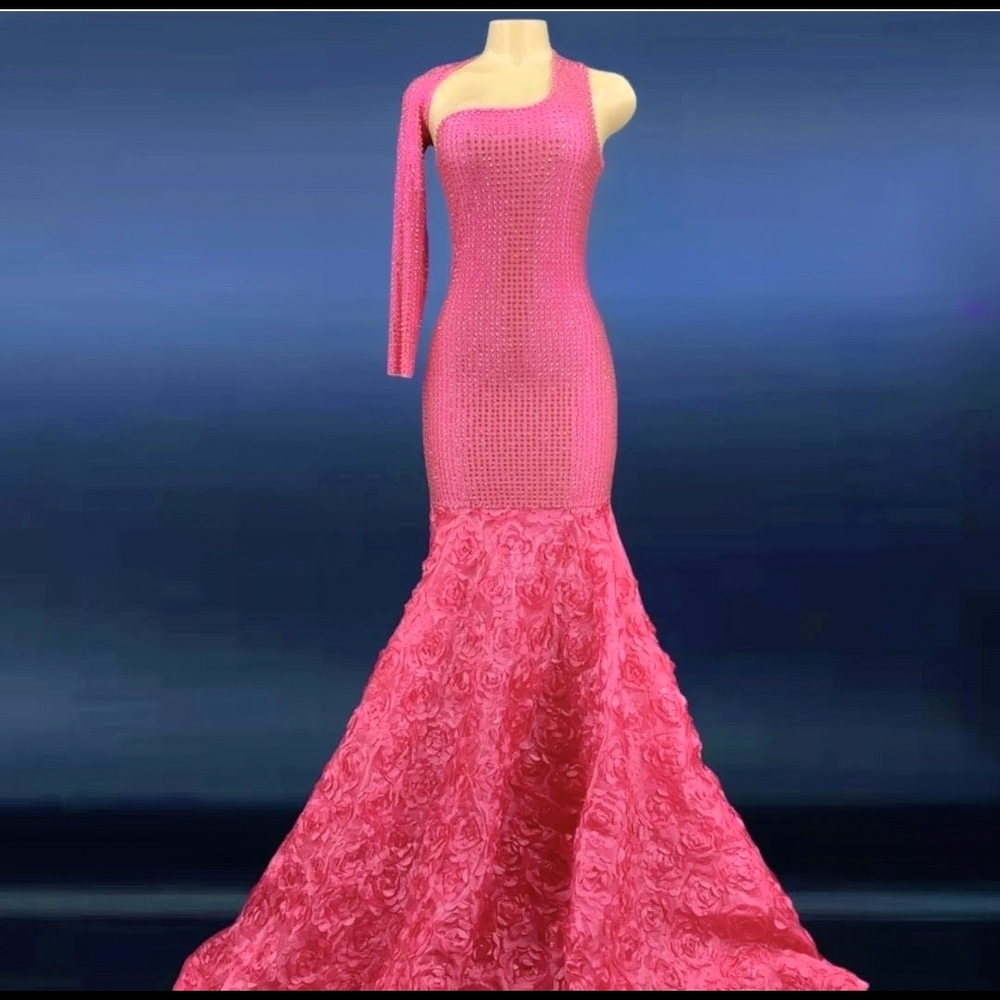 The Pink Pantheress Enchantress Gown HAS GREAT STRETCH